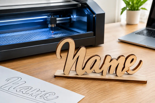 Personalized Name Sign Laser File Tips That Cut Clean