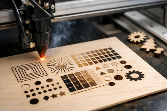 Laser Focus Test Template for Cleaner Cuts