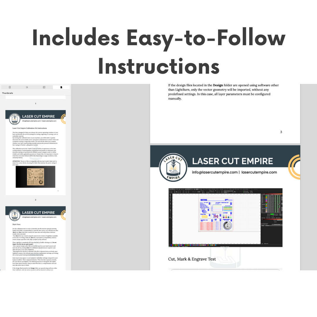 Laser Calibration Pack